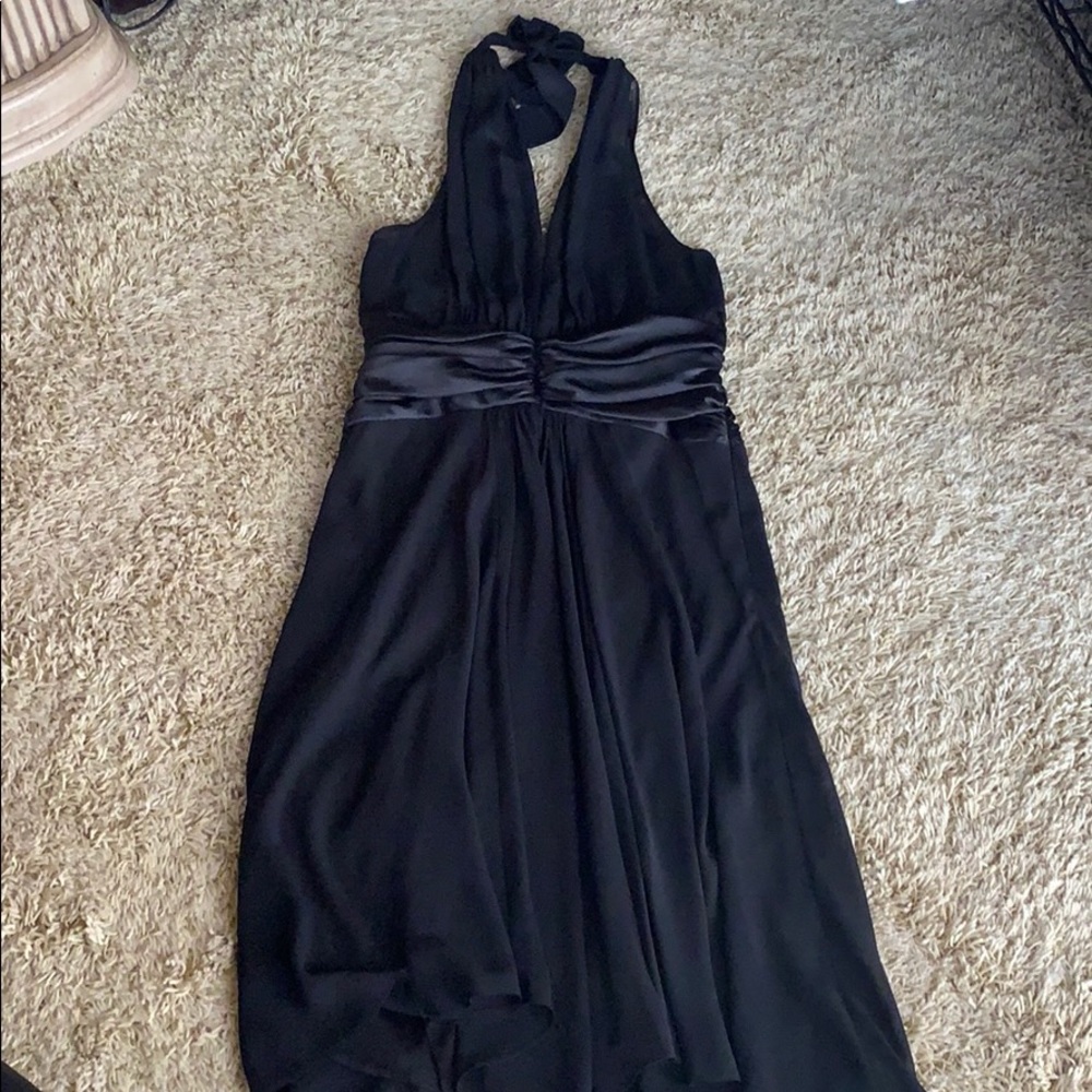 London Times : Chiffon Halter Dress